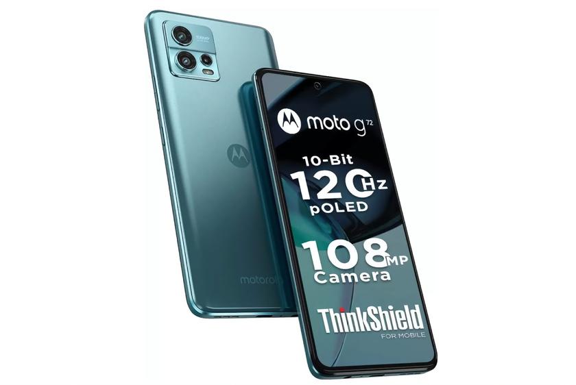 Moto G72: OLED-дисплей на 120 Гц, чип MediaTek Helio G99, камера на 108 МП и батарея на 5000 мАч за $232