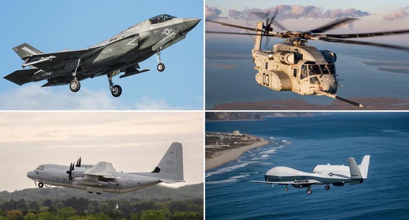 F-35 Lightning II, CH-53K King Stallion, MQ-4C Triton и MQ-9A Reaper – ВМС США запросили $17,3 млрд на покупку десятков истребителей, дронов и вертолётов