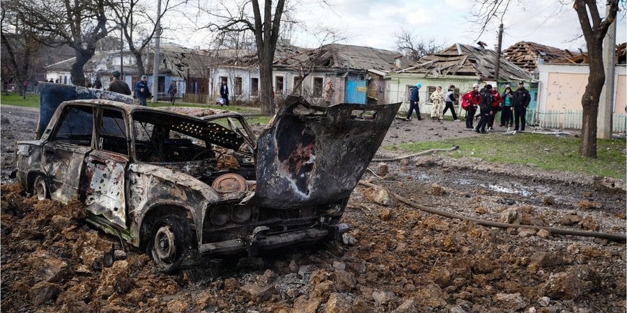 Один из пострадавших в результате российского ракетного удара по Николаеву умер (Фото:ГСЧС Украины)