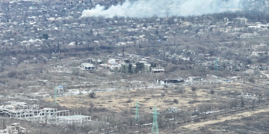 Разрушенная из-за российских атак Авдеевка (Фото:110th Mechanised Brigade/Handout via REUTERS)