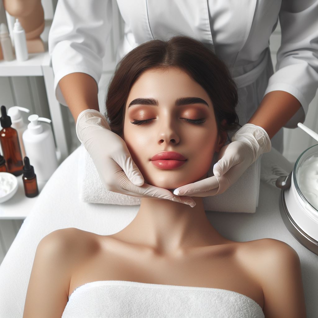 Modern cosmetology services skin care